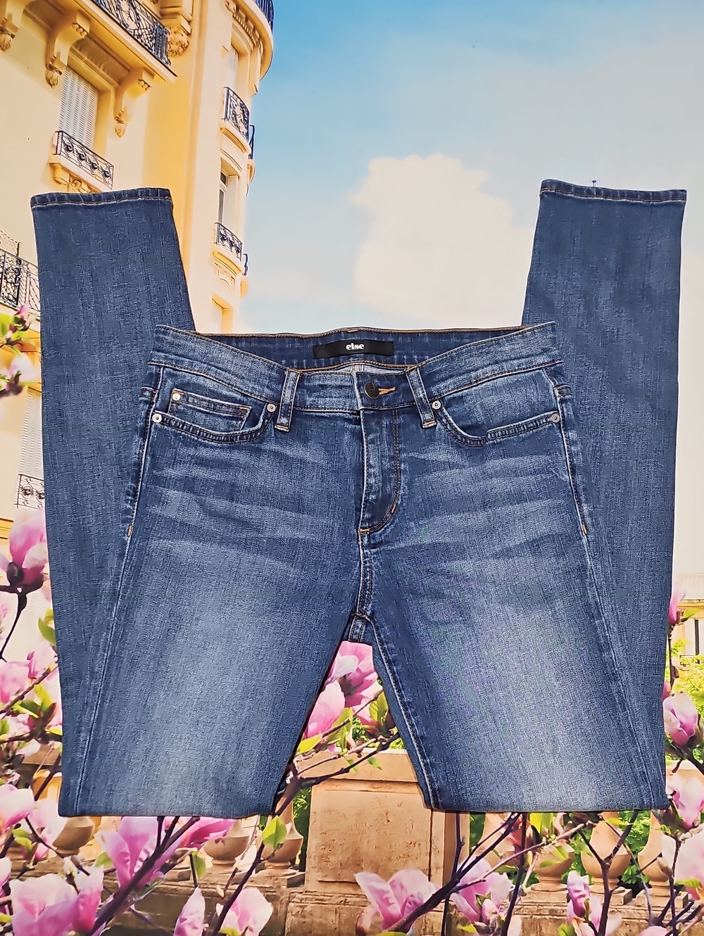 Else Blue Skinny Jeans Size 27